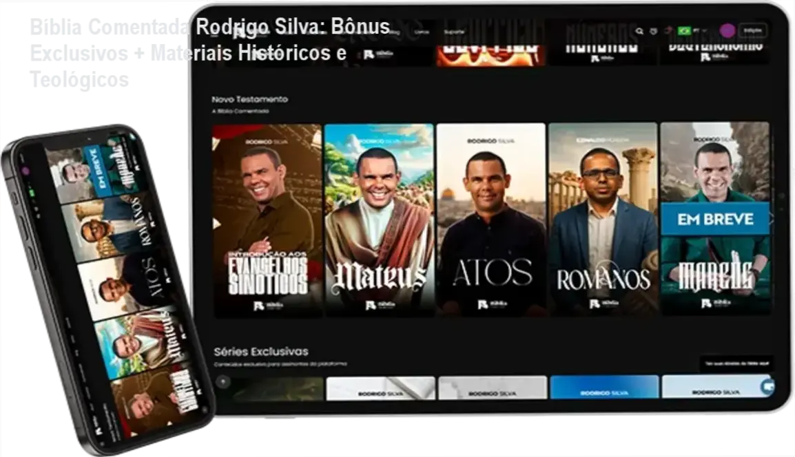 Bíblia Comentada Rodrigo Silva com bônus exclusivos e materiais complementares