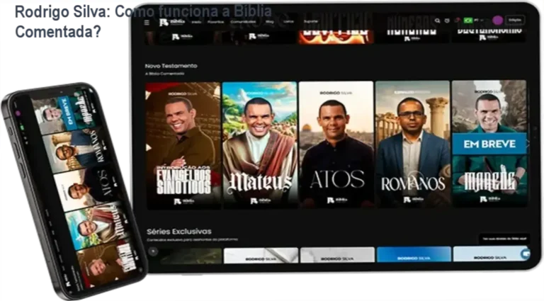Bíblia Comentada Rodrigo Silva bastidores e funcionamento interno com app de IA