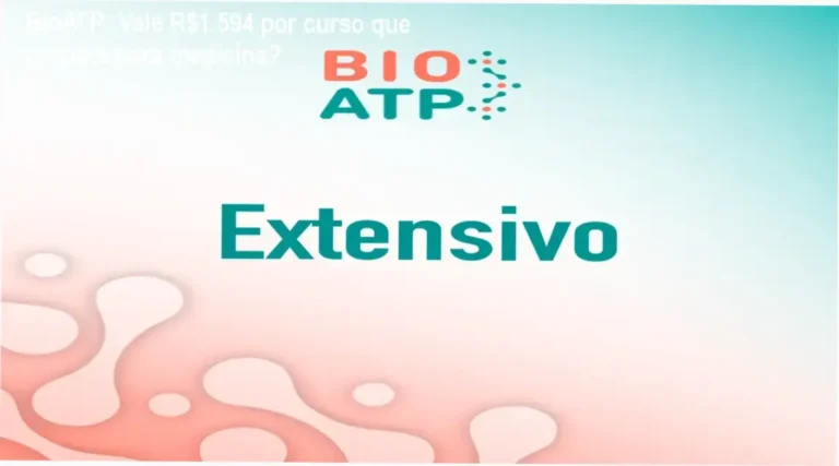 BioATP CURSOS LTDA: bastidores da metodologia de estudo focado em vestibular de medicina