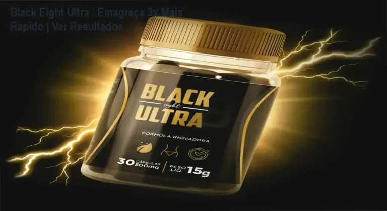 Black Eight Ultra para mulheres que desejam perder gordura abdominal rapidamente
