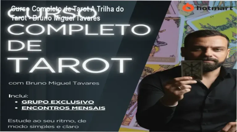 Curso online completo de Tarot ministrado pelo Prof. Bruno Miguel Tavares com abordagem prática e profissional.