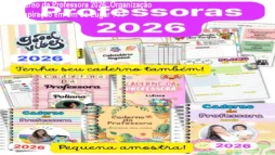 Caderno da Professora 2026: Organização e Inspiração em Um Só Lugar 📚✨