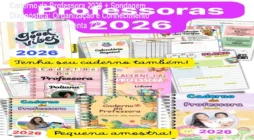 Caderno da Professora 2026 + Sondagem Diagnóstica: Organização e Conhecimento em Uma Só Ferramenta 📚✨