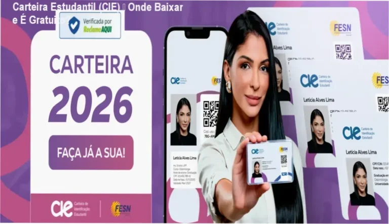 Carteira Estudantil (CIE) da FESN – Documento oficial para meia-entrada em eventos culturais no Brasil
