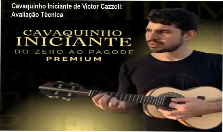 Capa do curso Victor Cazzoli Cavaquinho Iniciante mostrando aulas práticas de pagode
