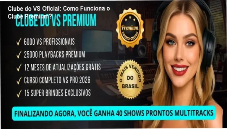 Clube do VS Oficial bastidores e funcionamento interno da plataforma premium