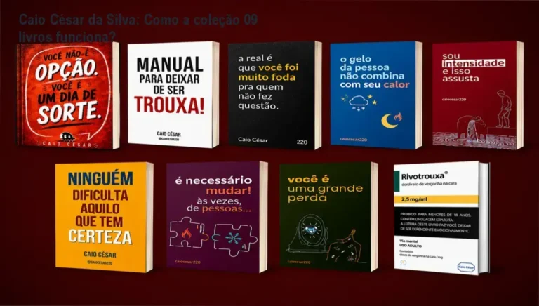 Coleção 09 livros Caio César da Silva bastidores e funcionamento interno