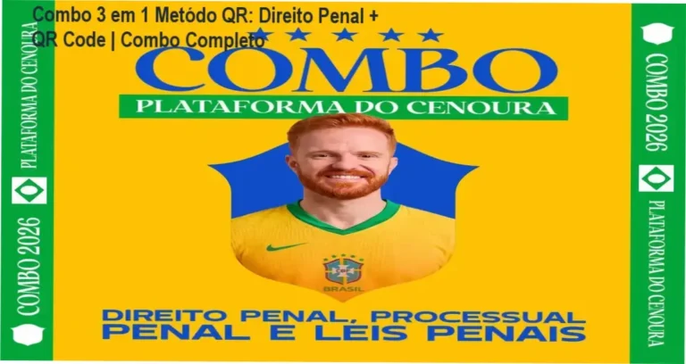 Combo 3 em 1 - Método QR: Questões com explicações em vídeo via QR Code