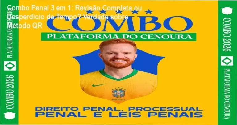 Combo 3 em 1 de Direito Penal do Método QR com QR Code interativo