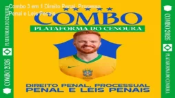 Combo 3 em 1 Direito Penal, Processo Penal e Leis Penais
