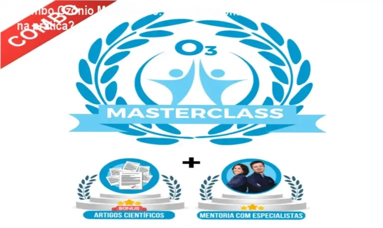 Combo Ozônio Masterclass bastidores e funcionamento interno do curso online