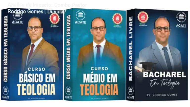 Combo Teológico Pastor Rodrigo Gomes – bastidores e visão interna