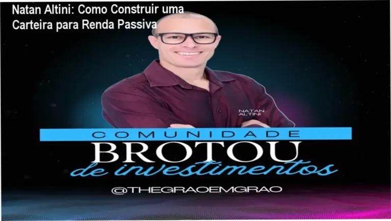 Comunidade Brotou - Natan Altini bastidores e visão interna