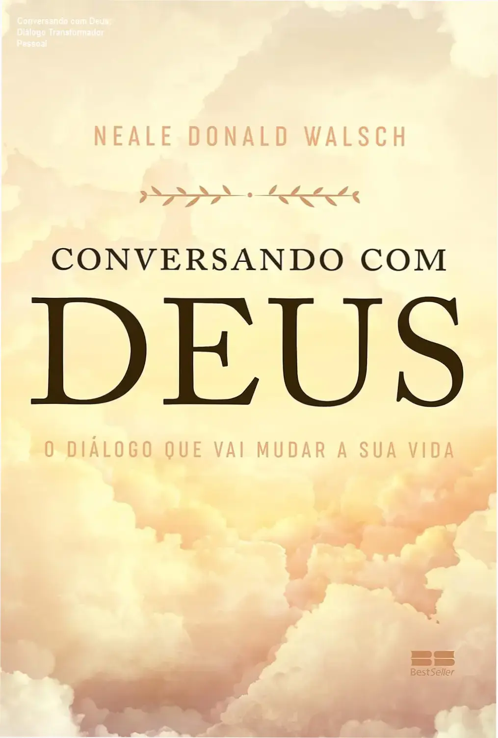 Capa do livro Conversando com Deus, edição brasileira com título destacado