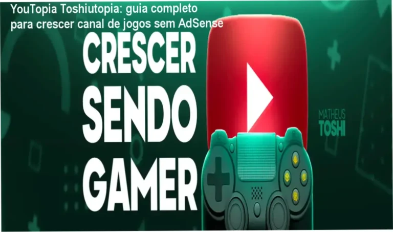 YouTopia Toshiutopia: método CSG com 165 milhões de visualizações e bônus de edição para gamers
