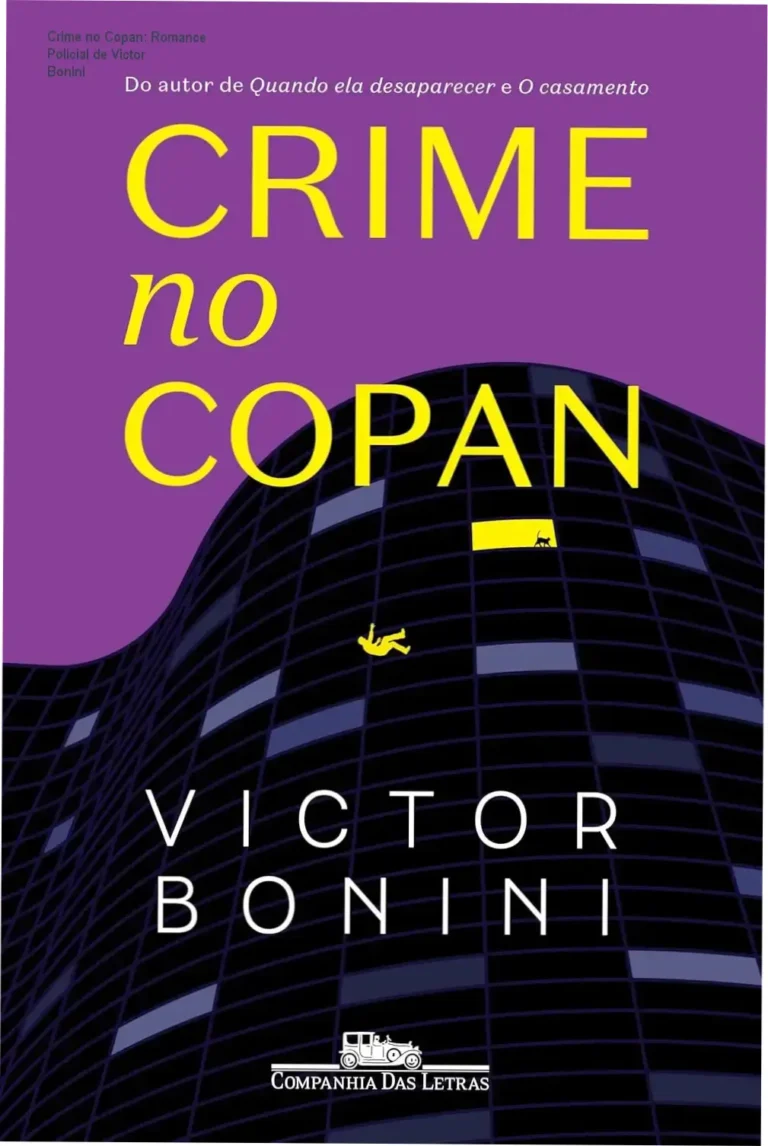 Livro Crime no Copan em formato ebook, policial, capa ilustrada por Guilherme Xavier