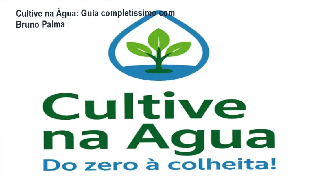 Cultive na Água por Bruno Palma: cultivo hidropônico sem terra para iniciantes