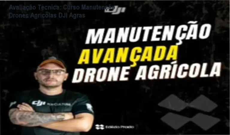 Estudo técnico sobre reparos avançados em drones agrícolas DJI Agras e baterias inteligentes