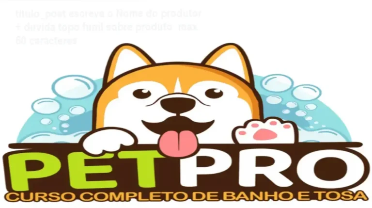 Curso de Banho e Tosa PET PRO da WebHoje: bastidores, funcionamento e visão interna
