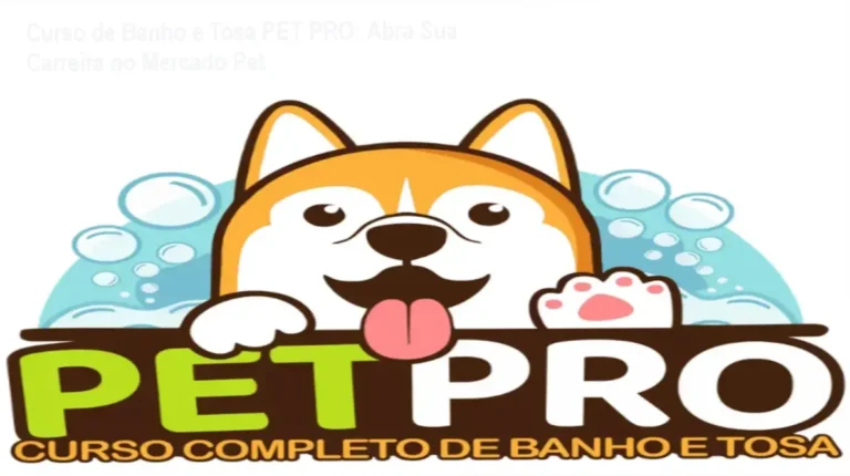 Curso de Banho e Tosa PET PRO – WebHoje Cursos Online – carreira profissional em estética animal