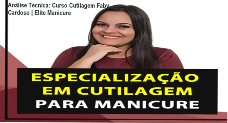 Faby Cardoso demonstrando técnica de cutilagem fundinha com apoio de salas de treinamento exclusivas