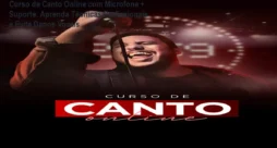 Curso de Canto Online com Microfone + Suporte: Aprenda Técnicas Profissionais e Evite Danos Vocais