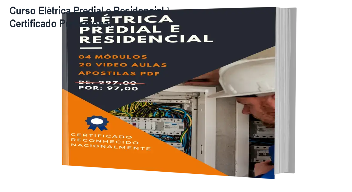 Curso Elétrica Predial e Residencial – Certificado Profissional