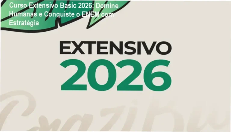 Curso Extensivo Basic 2026 pela Terra Negra: Aulas exclusivas e estratégias para ENEM