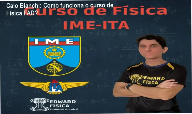 Curso Completo de Física Caio Bianchi bastidores e funcionamento interno do método FAD
