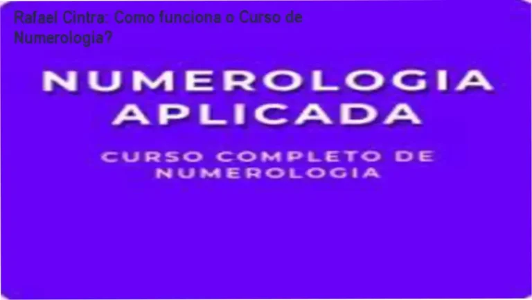 Curso de Formação de Numerologia Rafael Cintra bastidores e funcionamento interno da plataforma Hotmart