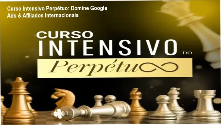 Capa com destaque para o curso Intensivo do Perpétuo, coupons e bônus exclusivos