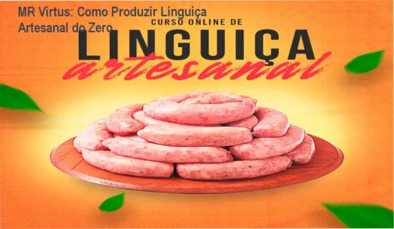 Curso Linguiça Artesanal MR Virtus bastidores e funcionamento interno do treinamento