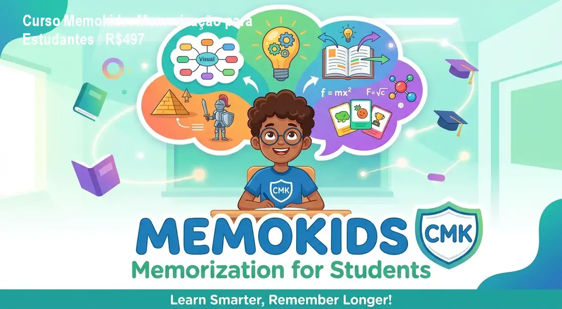 Curso Memokids: Memorização para Estudantes – R$497