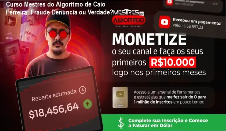 Análise do Mestres do Algoritmo de Caio Ferreira: Confiabilidade e denúncias verificadas