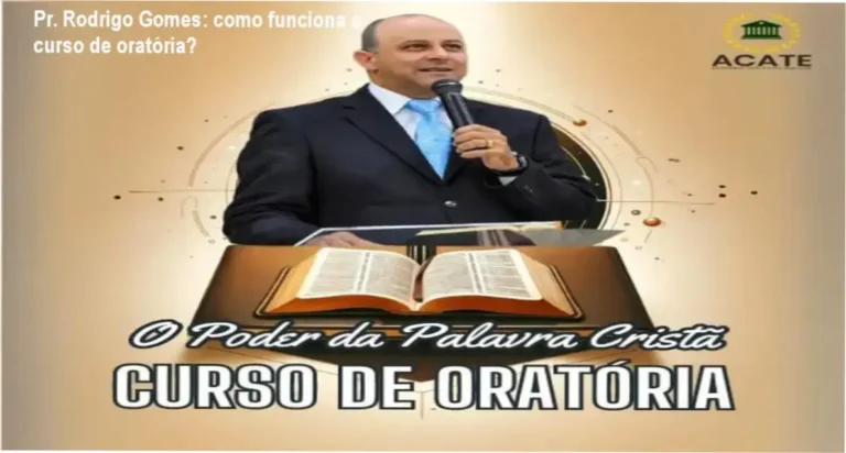 Curso de Oratória O Poder da Palavra Cristã Pr. Rodrigo Gomes bastidores e funcionamento interno