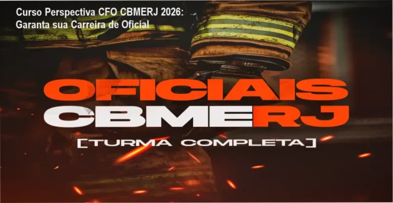 Curso Perspectiva CFO CBMERJ 2026 de Daniel Medeiros | carreira de oficial bombeiro