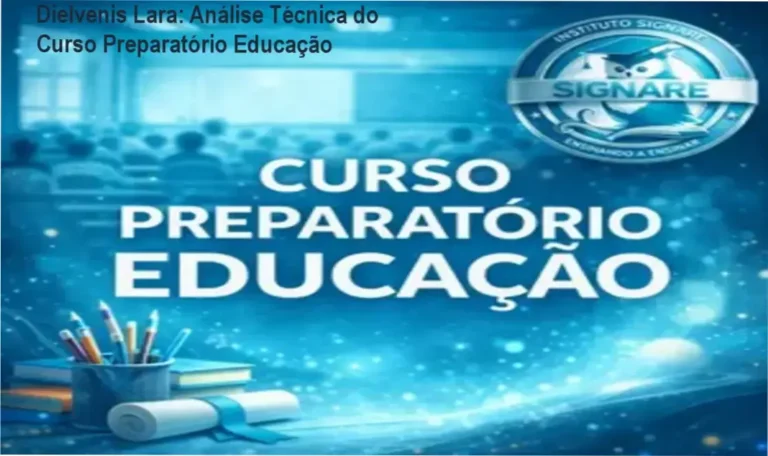 Curso Preparatório Educação Dielvenis Lara bastidores funcionamento visão interna