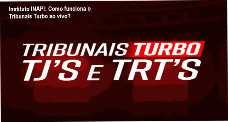 Curso Tribunais Turbo Instituto INAPI bastidores e funcionamento interno das aulas ao vivo