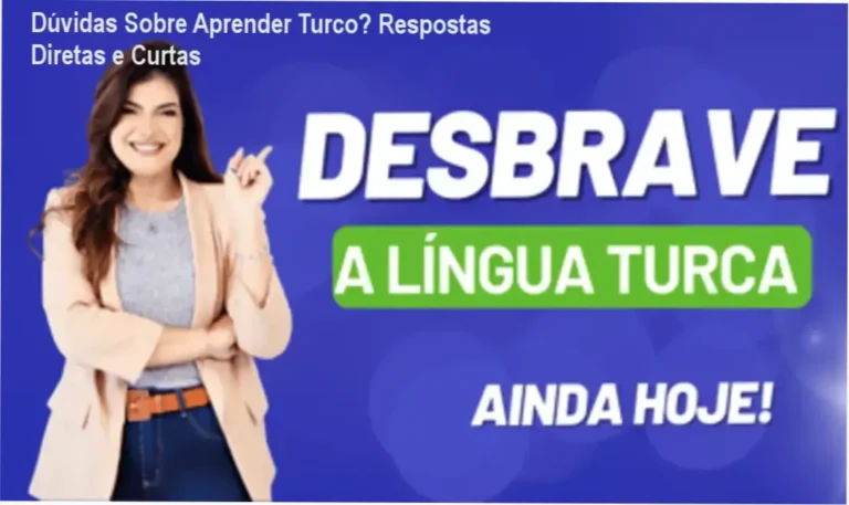 Aulas práticas de turco para iniciantes com exercícios e suporte