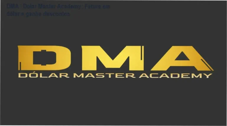 Imagem promocional do DMA Dólar Master Academy destacando ofertas e cupons de desconto