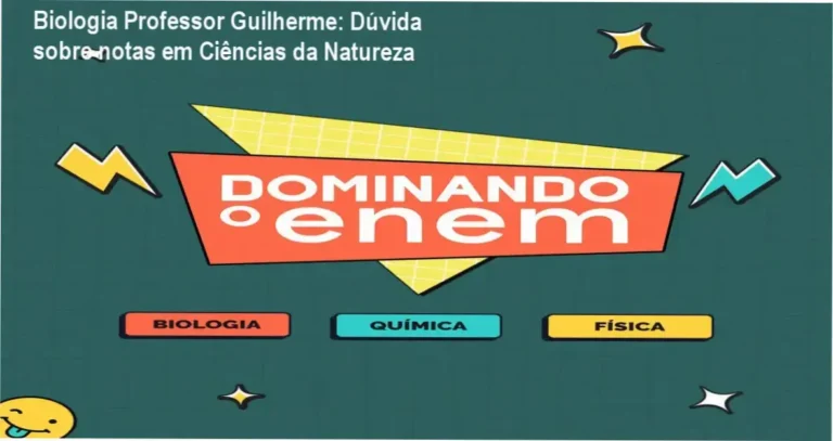 # Dominando o ENEM Biologia Professor Guilherme bastidores e funcionamento do curso