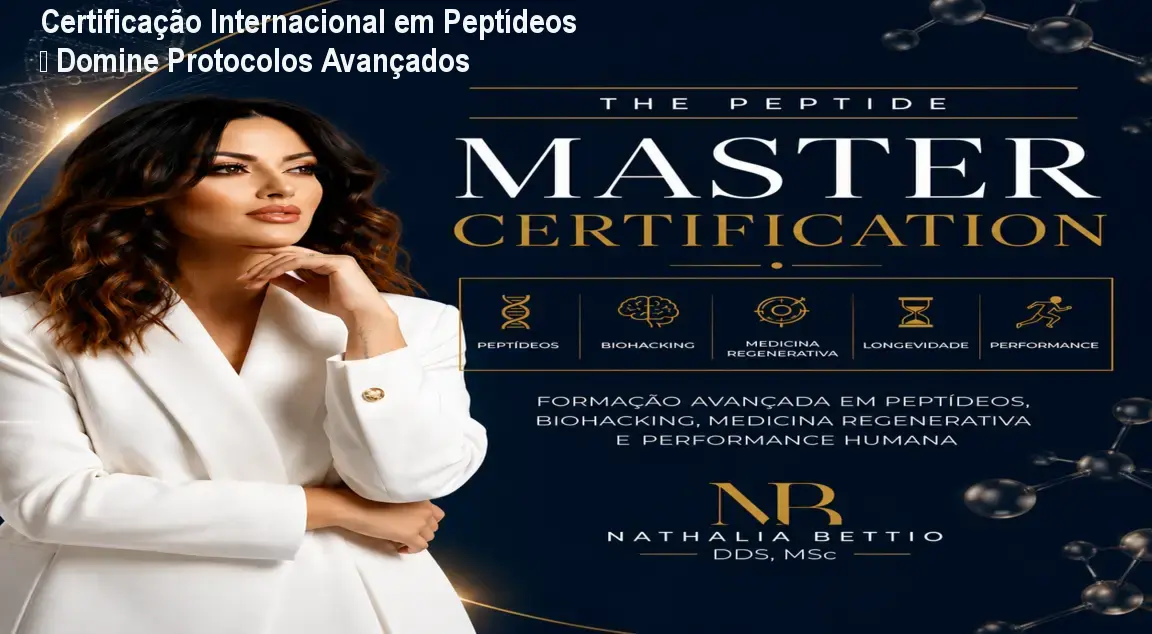 Certificação Internacional em Peptídeos – Domine Protocolos Avançados