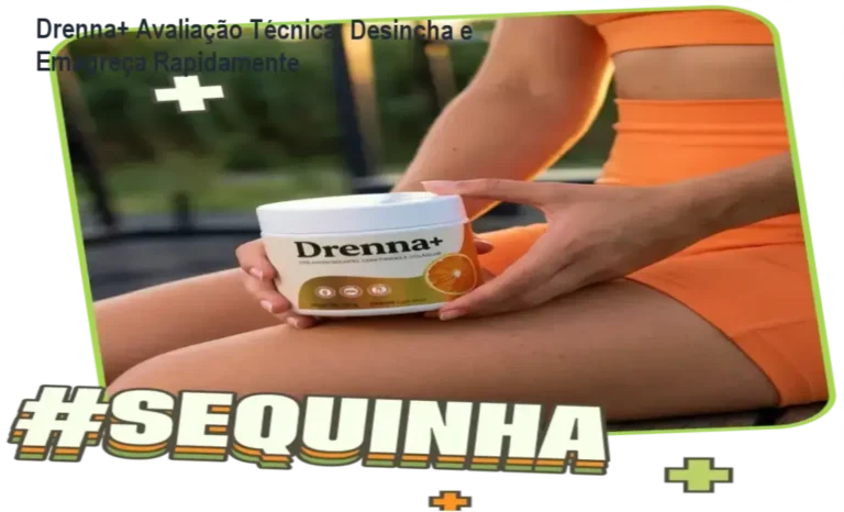 Mulher em busca de redução de inchaço e controle da fome usando Drenna+.