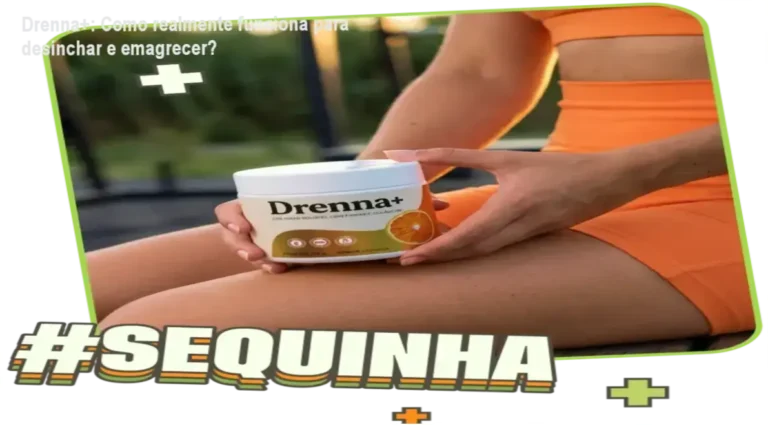 Garrafa de Drenna+ sobre um fundo neutro mostrando a exclusividade do produto