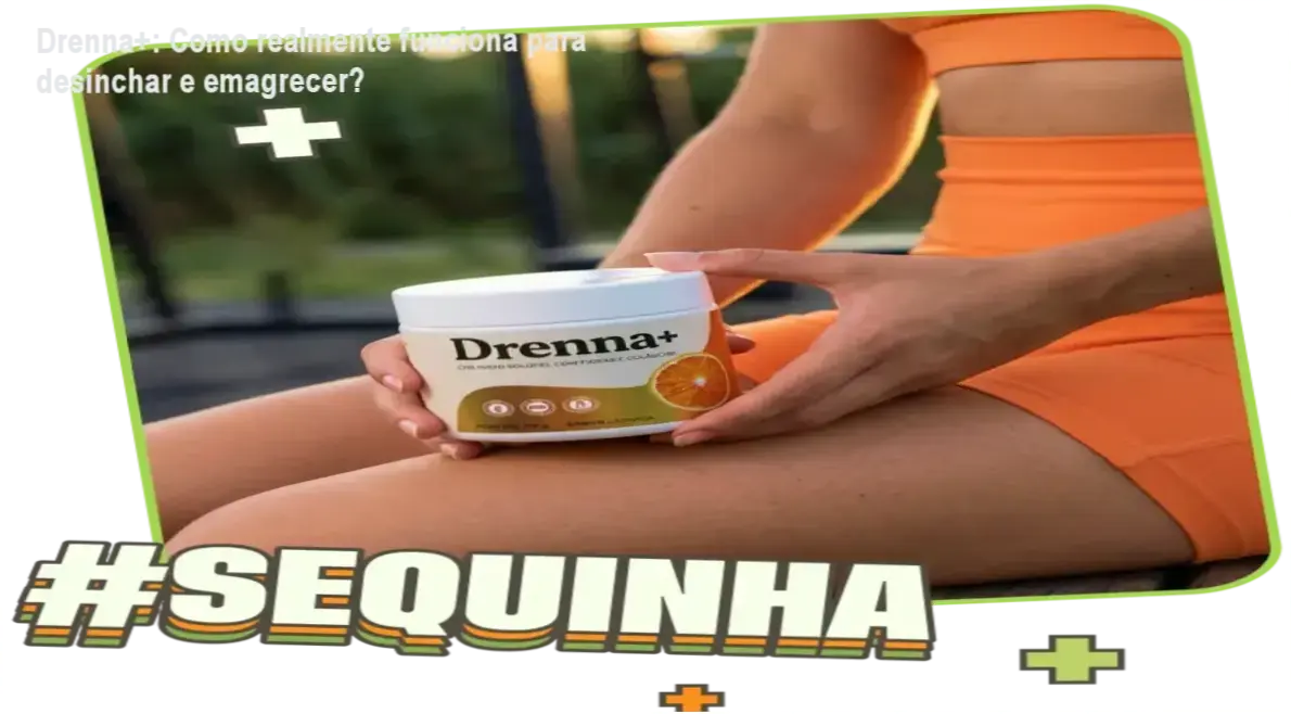 Garrafa de Drenna+ sobre um fundo neutro mostrando a exclusividade do produto