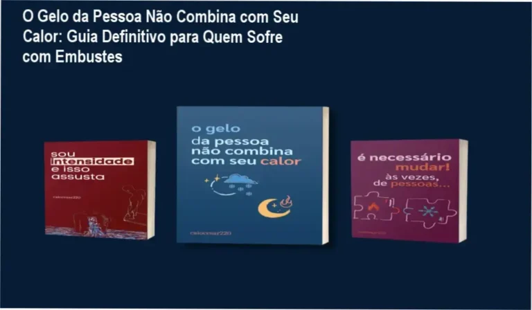 Combo do Ebook 'O Gelo da Pessoa Não Combina com Seu Calor' com brinde impresso