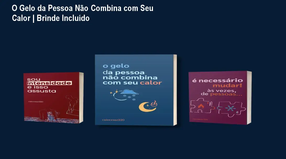 O Gelo da Pessoa Não Combina com Seu Calor | Brinde Incluído