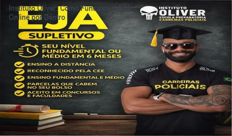 EJA Online Instituto Óliver bastidores e funcionamento interno da plataforma