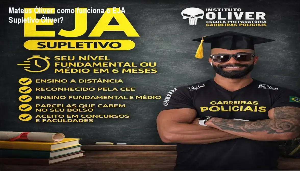 EJA Supletivo Óliver Mateus Óliver bastidores funcionamento visão interna