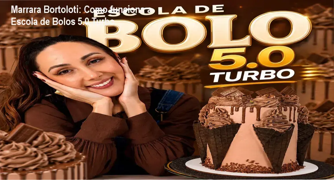 Escola de Bolos 5.0 Turbo Marrara Bortoloti bastidores e funcionamento interno do curso